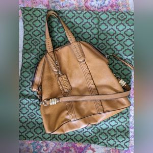 OrYANY cognac colored leather handbag